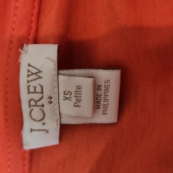 J. Crew Cotton Tank Embroidered Crochet Lace XS Petite - Picture 4 of 5